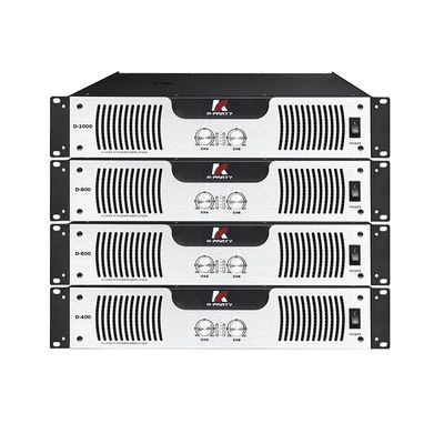 D Series Standar 2U Audio Power Amplifier 8Ω Kelas Daya Stereo D