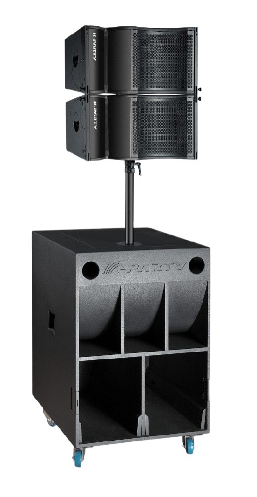 10 inci Active Line Array Speaker Full Frequency Speaker Ultra Low Speaker Tiga saluran V-10/V-18