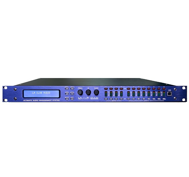 DP4.8II 15 Segmen PEQ Surround Sound Processor 4 Way 3 Way Electronic Balance